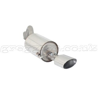 Renault Twingo Mk2 1.6 16V RS 98kW (06/2007-) Stainless Steel Sport Performance Exhaust Silencer