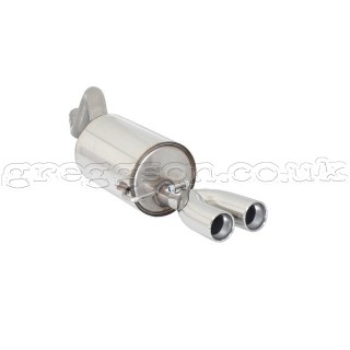 Renault Twingo Mk2 1.6 16V RS 98kW (06/2007-) Stainless Steel Sport Performance Exhaust Silencer