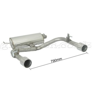 Toyota Celica 1.8 I VVTL-I 141kW (2000-) Stainless Steel Sport Performance Exhaust Silencer