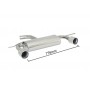 Volkswagen Golf Mk6 1.4TSI 90/118kW (11/2008-) Stainless Steel Sport Performance Exhaust Silencer