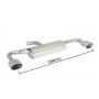 Volkswagen Scirocco 1.4TSI 118kW (2008-) Stainless Steel Sport Performance Exhaust Silencer