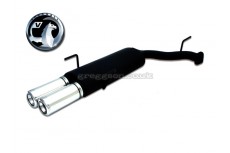 Opel Vectra B Estate 1995-1999 Sport Performance Exhaust Silencer Muffler
