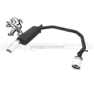 Peugeot 206 Hatchback 1998-2003 Sport Performance Exhaust Silencer Muffler
