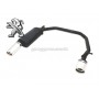 Peugeot 206 Hatchback 1998-2003 Sport Performance Exhaust Silencer Muffler