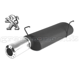 Peugeot 206 Hatchback Diesel 1998-2008 Sport Performance Exhaust Silencer Muffler