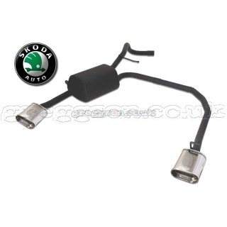 Skoda Octavia Estate Sedan 1996-2004 Sport Performance Exhaust Silencer Muffler
