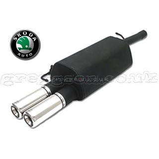 Skoda Superb 2002-2008 Sport Performance Exhaust Silencer Muffler