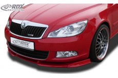 Skoda Octavia 2 Facelift Type 1Z 2009+ (non RS) Front Bumper Lip Spoiler Extension Splitter