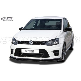 Volkswagen Polo 6R Front Bumper Lip Spoiler Extension Splitter